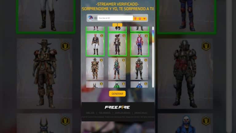 donde puedo conseguir ropa exclusiva de free fire
